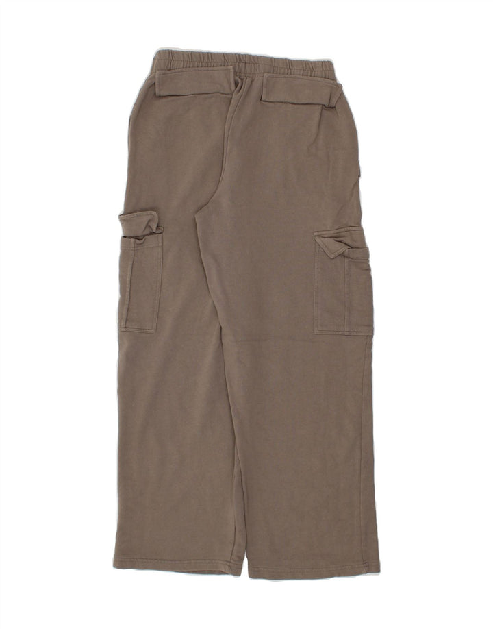 PULL & BEAR Womens Cargo Tracksuit Trousers UK 16 Large  Grey Cotton Vintage Pull & Bear and Second-Hand Pull & Bear from Messina Hembry 