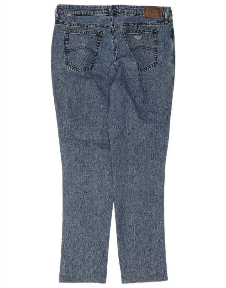 Damskie jeansy Armani Slim W33 L28 Niebieskie