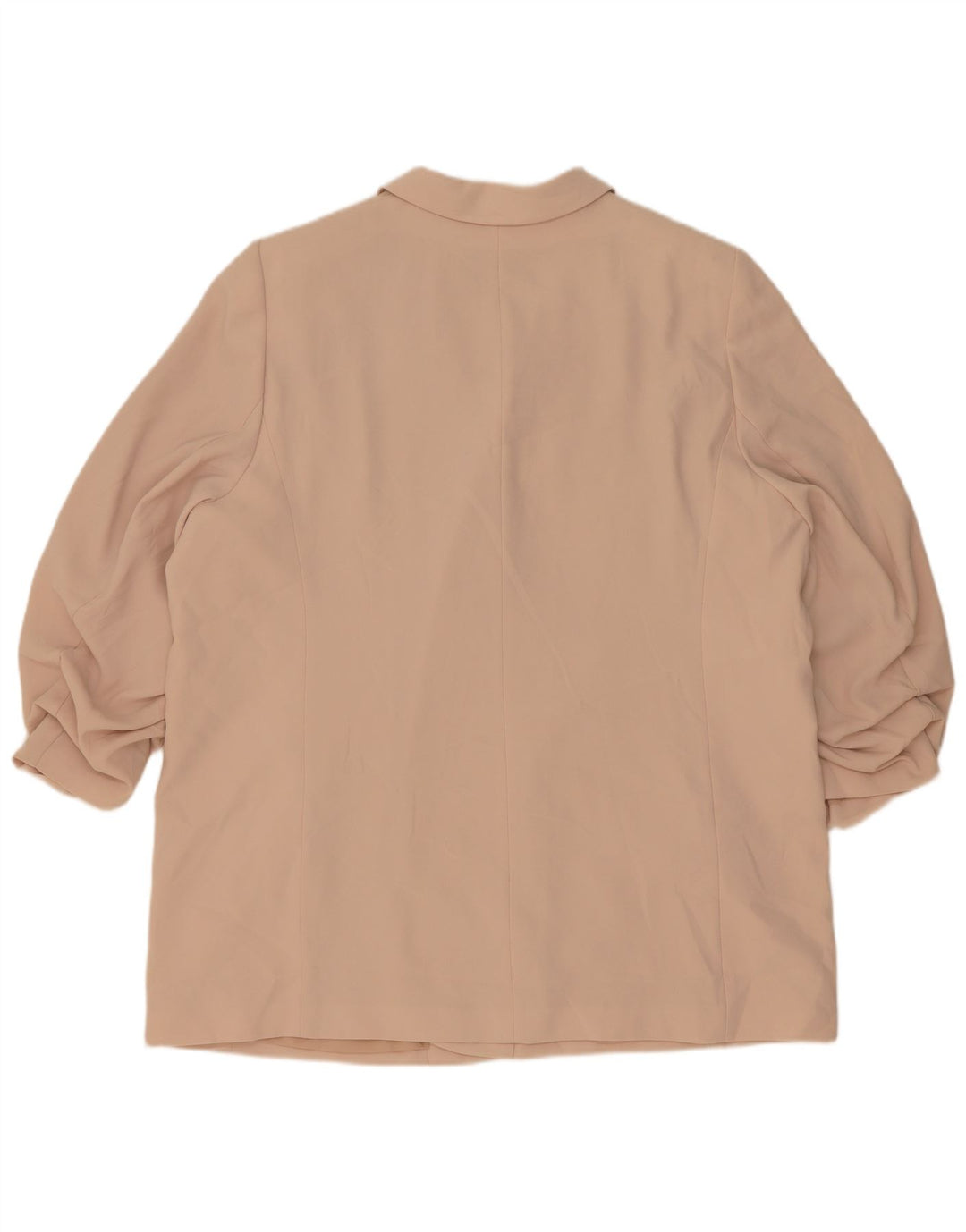 Marks & Spencer Damska marynarka z rękawami 3/4 i otwartymi, UK 24 4XL, różowa