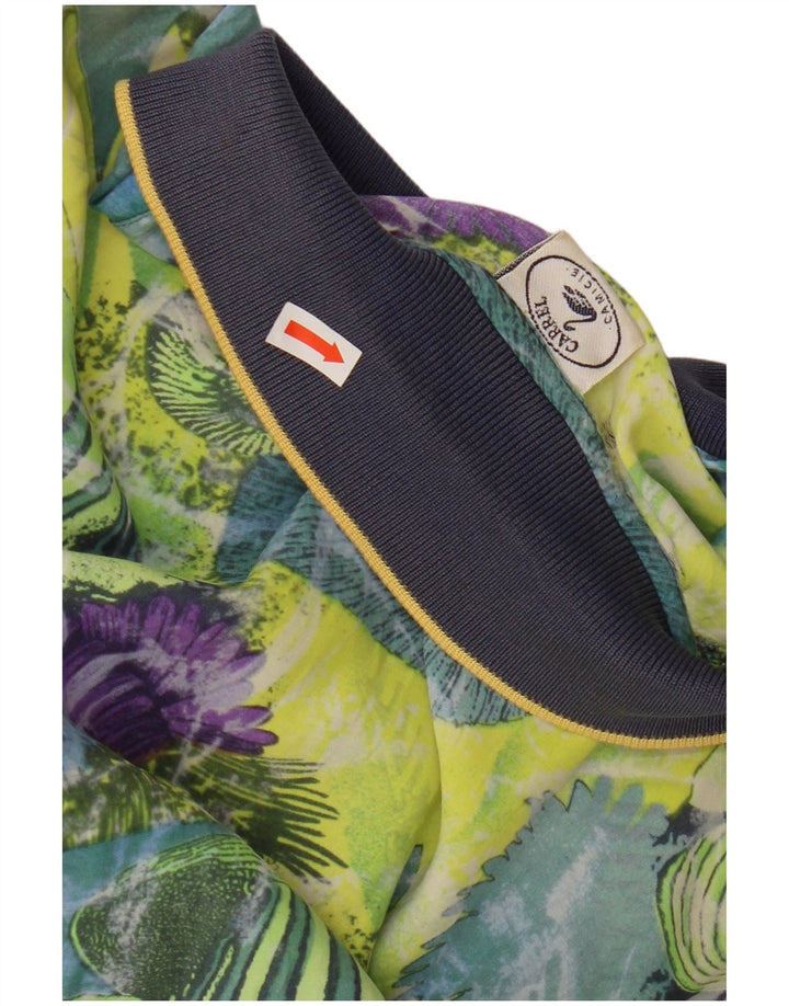 Męska koszula z krótkim rękawem CARREL w abstrakcyjny wzór, mała, wielobarwna