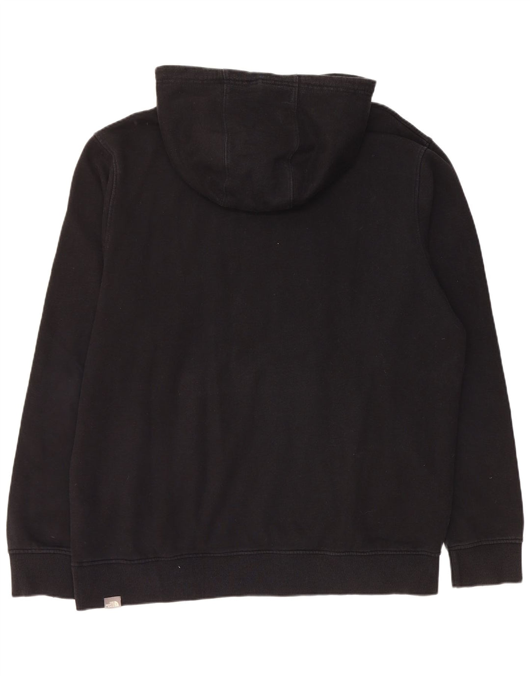 Męski sweter z kapturem i grafiką THE NORTH FACE XL, czarny, bawełniany