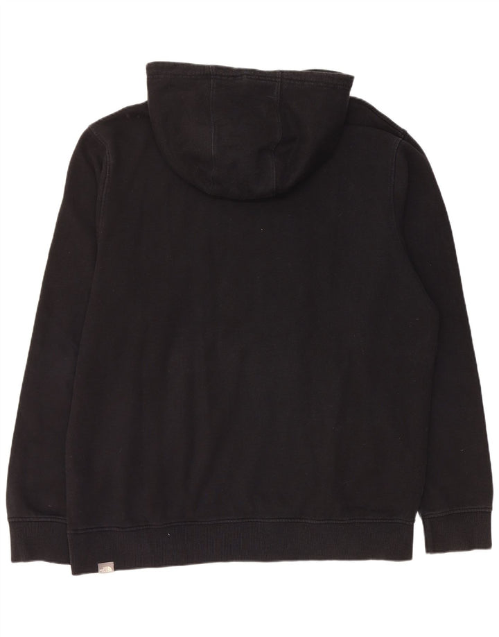 Męski sweter z kapturem i grafiką THE NORTH FACE XL, czarny, bawełniany