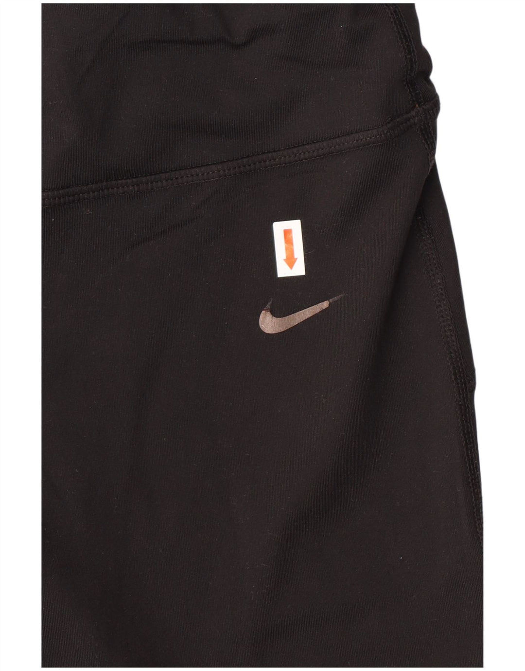 Damskie legginsy NIKE Dri Fit Capri UK 14, duże, czarne, poliestrowe
