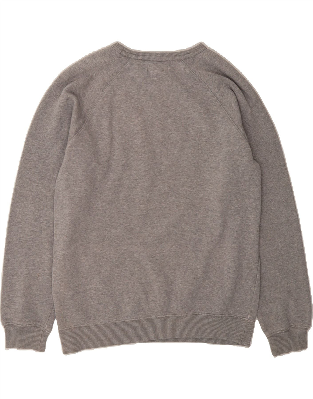 ADIDAS Womens Oversized Graphic Sweatshirt Jumper UK 10 Small Grey Cotton Vintage Adidas and Second-Hand Adidas from Messina Hembry 