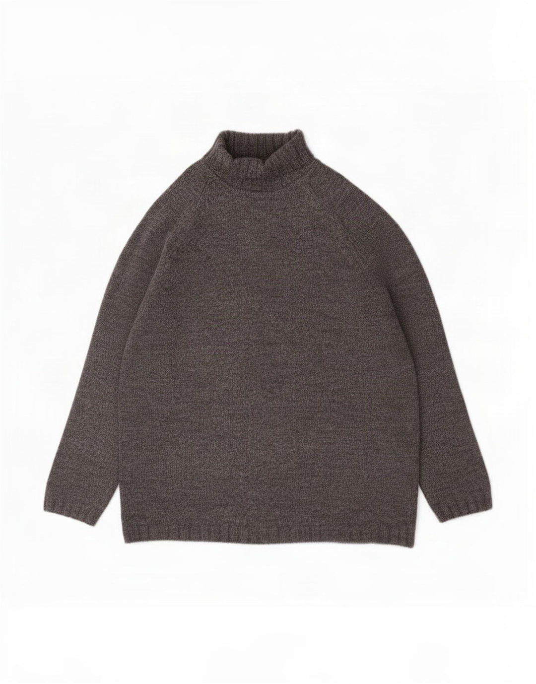 Marks & Spencer Męski sweter St. Michael z golfem, duży, szary, wełniany