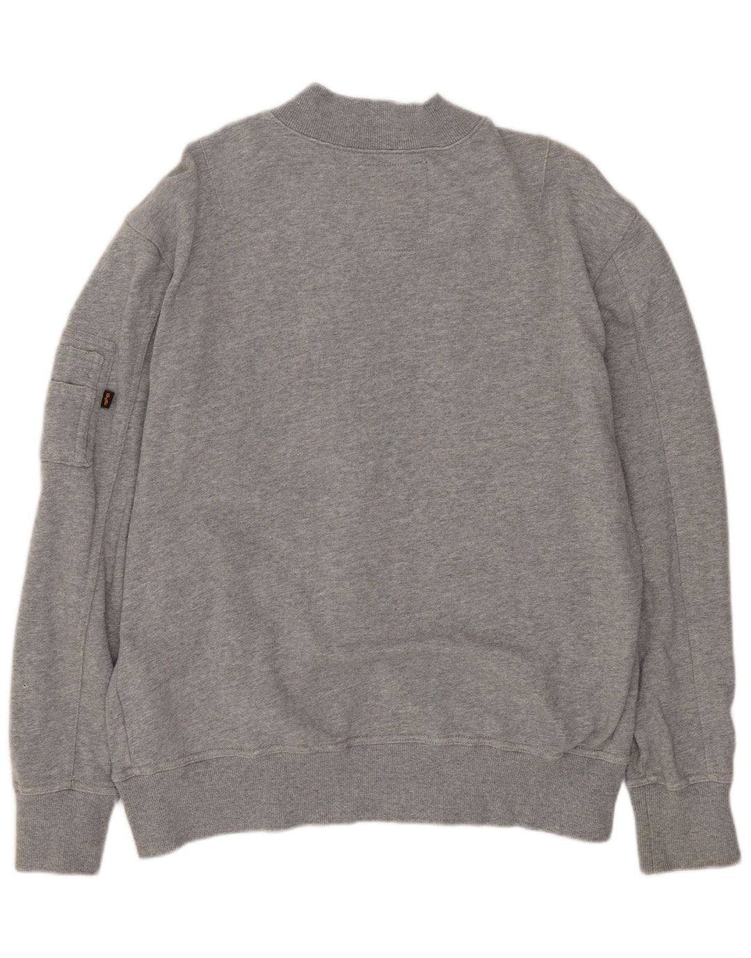 Męska kurtka dresowa ALPHA INDUSTRIES, średnioszara