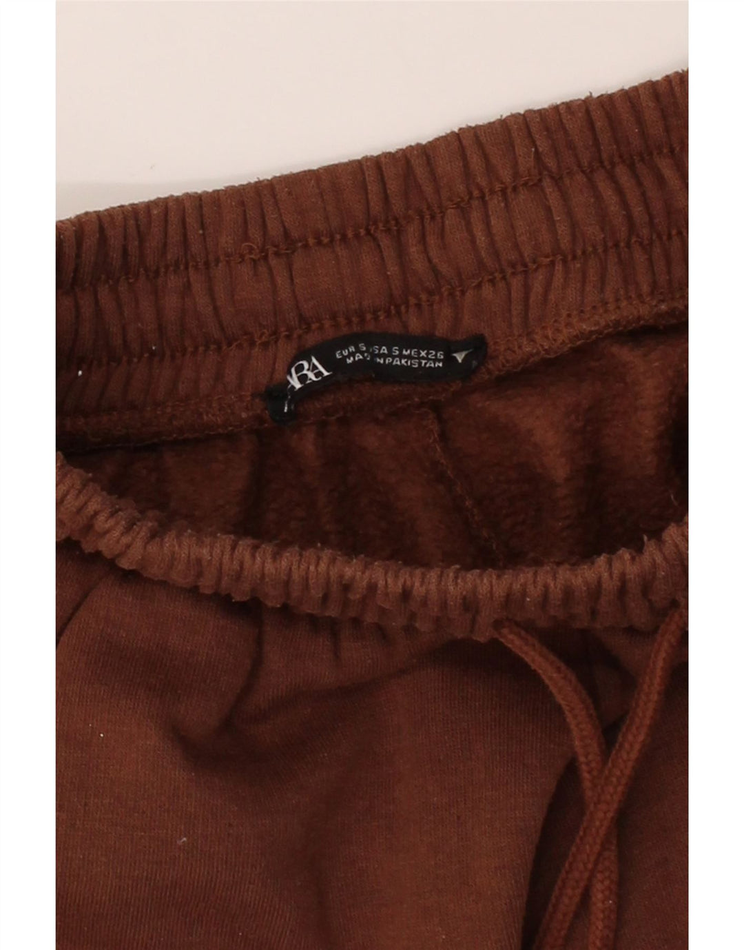 ZARA Womens Tracksuit Trousers Joggers UK 8 Small  Brown Polyester Vintage Zara and Second-Hand Zara from Messina Hembry 