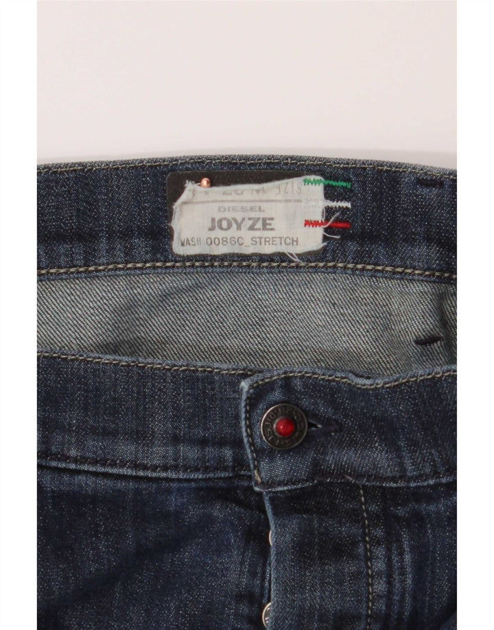 Diesel Damskie Joyze Slim Jeans W27 L28 Niebieskie bawełniane