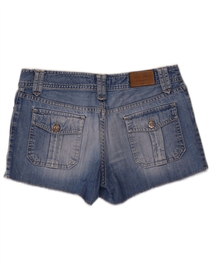 Damskie spodenki jeansowe Massimo Dutti W30 Średnioniebieskie, bawełniane