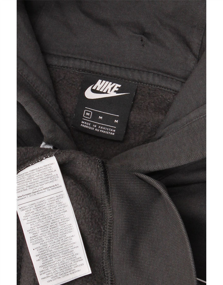 Męski sweter z kapturem Nike Graphic, średnioszary, bawełniany