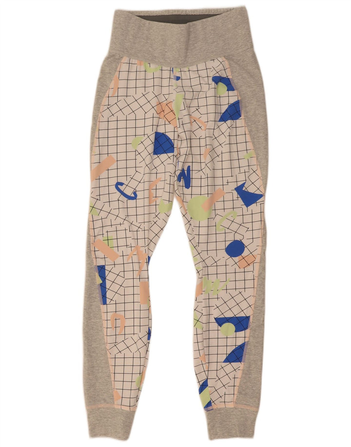 Damskie spodnie dresowe Nike Joggers UK 8 Małe szare geometryczne