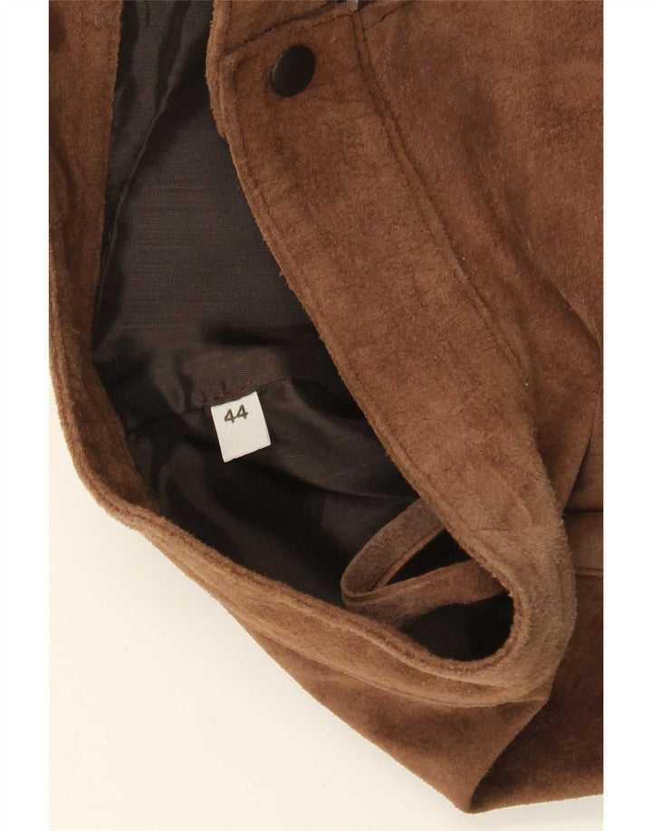 Zamszowa spódniczka mini damska Zara IT 44 Medium W25 brązowa