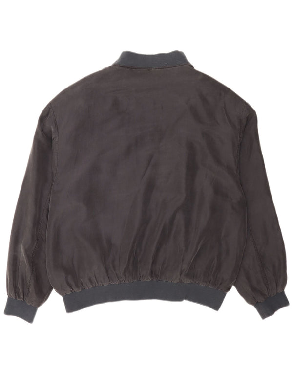Vintage męska kurtka bomber UK 42 XL granatowa klasyczna
