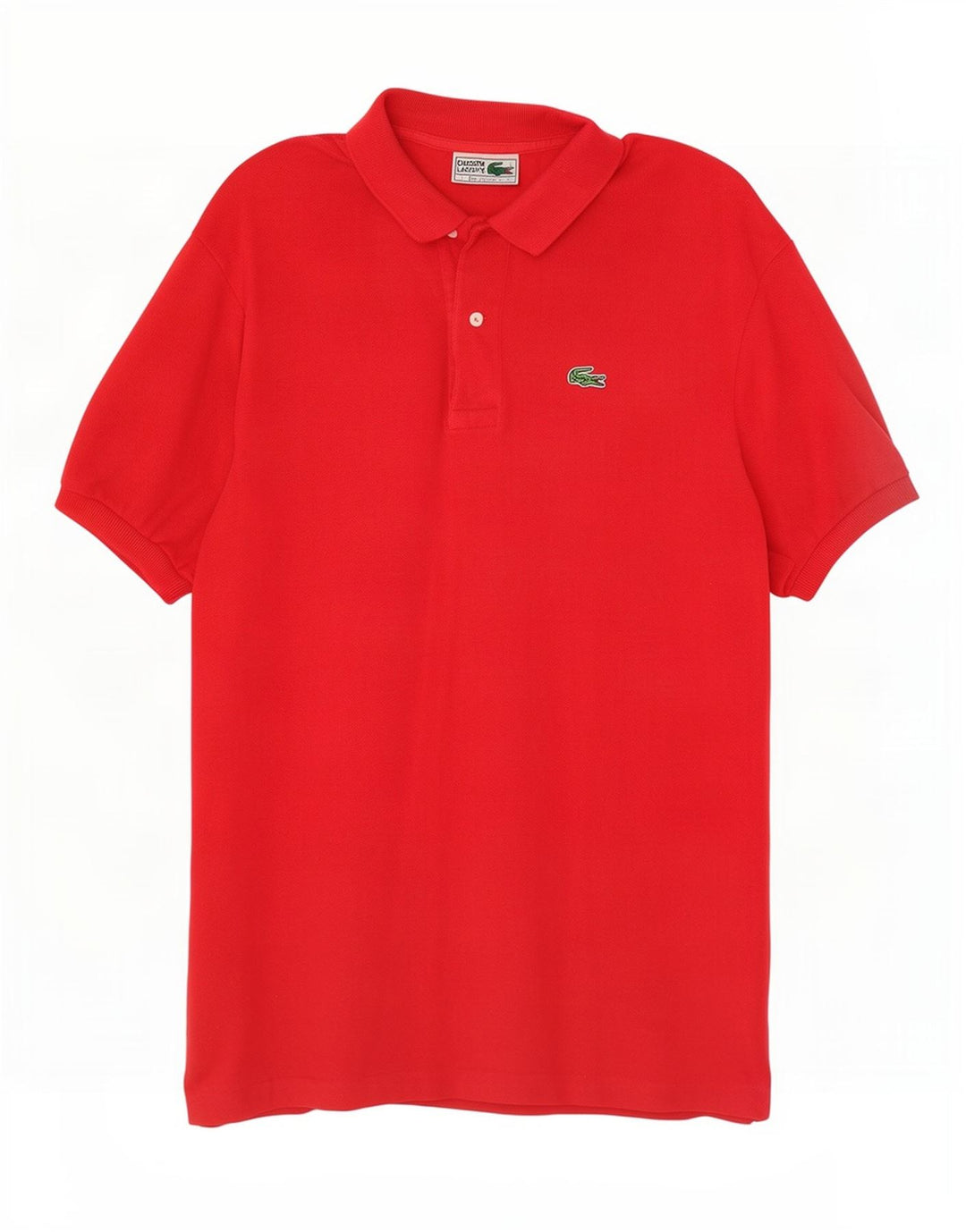 Męska koszulka polo Lacoste, rozmiar 7, 2XL, czerwona, bawełniana