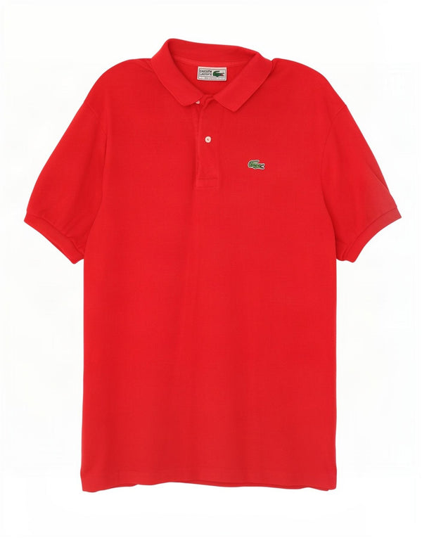 Męska koszulka polo Lacoste, rozmiar 7, 2XL, czerwona, bawełniana