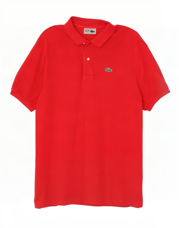 Męska koszulka polo Lacoste, rozmiar 7, 2XL, czerwona, bawełniana