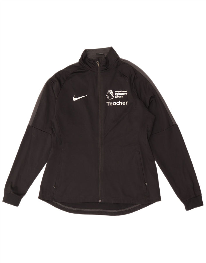 Męska kurtka dresowa Nike Dri Fit Graphic, średni czarny poliester