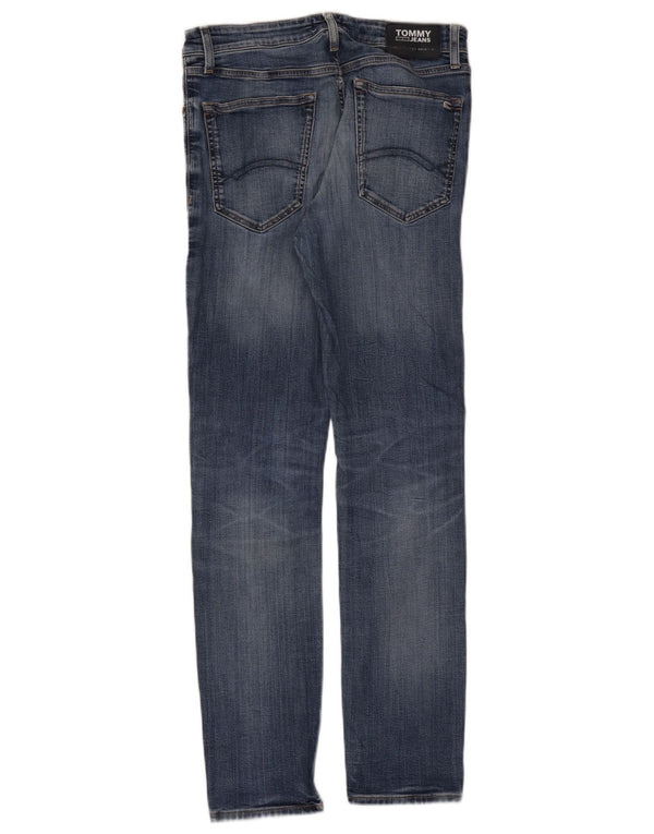 Męskie jeansy obcisłe Tommy Hilfiger W31 L32 Niebieskie bawełniane