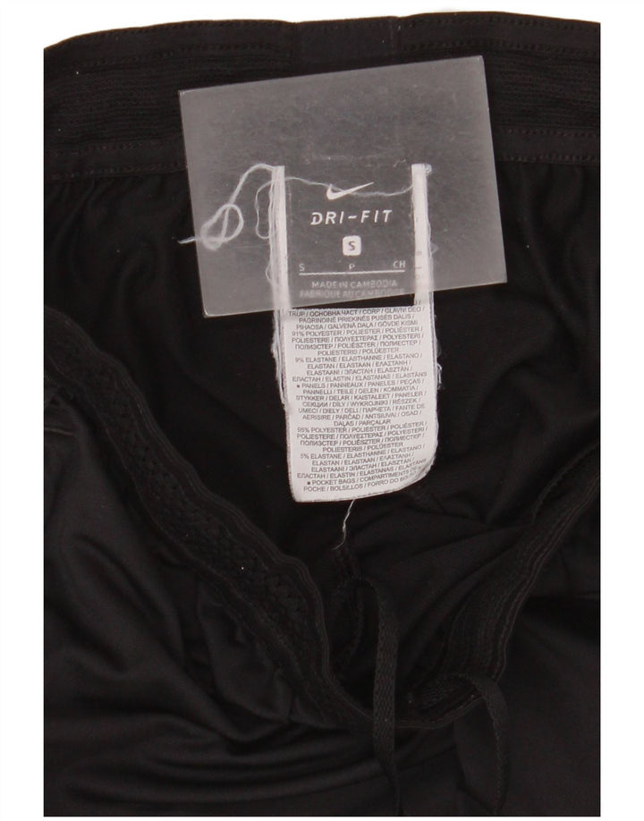 Męskie spodnie dresowe Nike Dri Fit, małe, czarne, poliestrowe