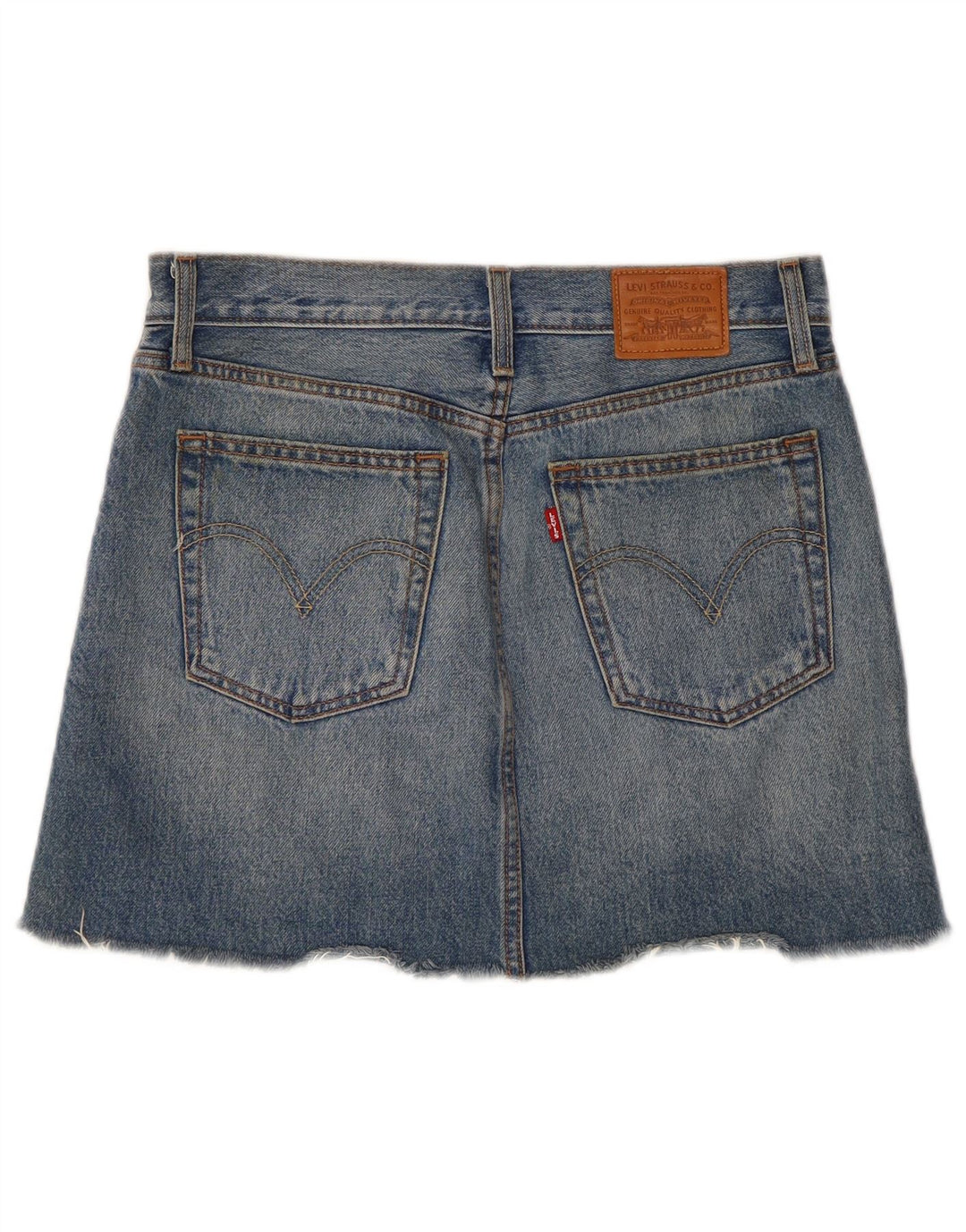 Damska spódnica dżinsowa Levi's W27 Mała niebieska bawełniana