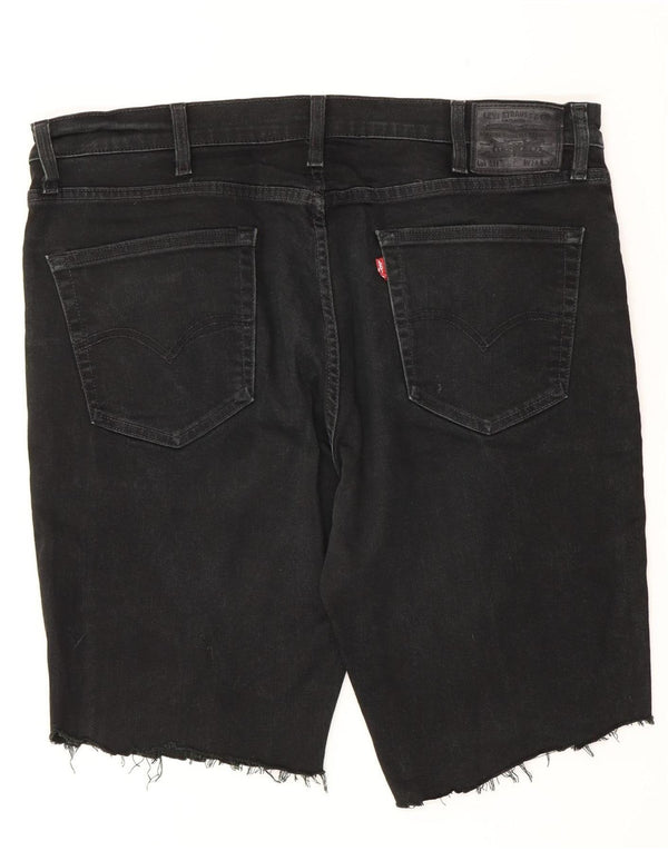 Męskie spodenki jeansowe Levi's 511 W38 XL, czarne, bawełniane