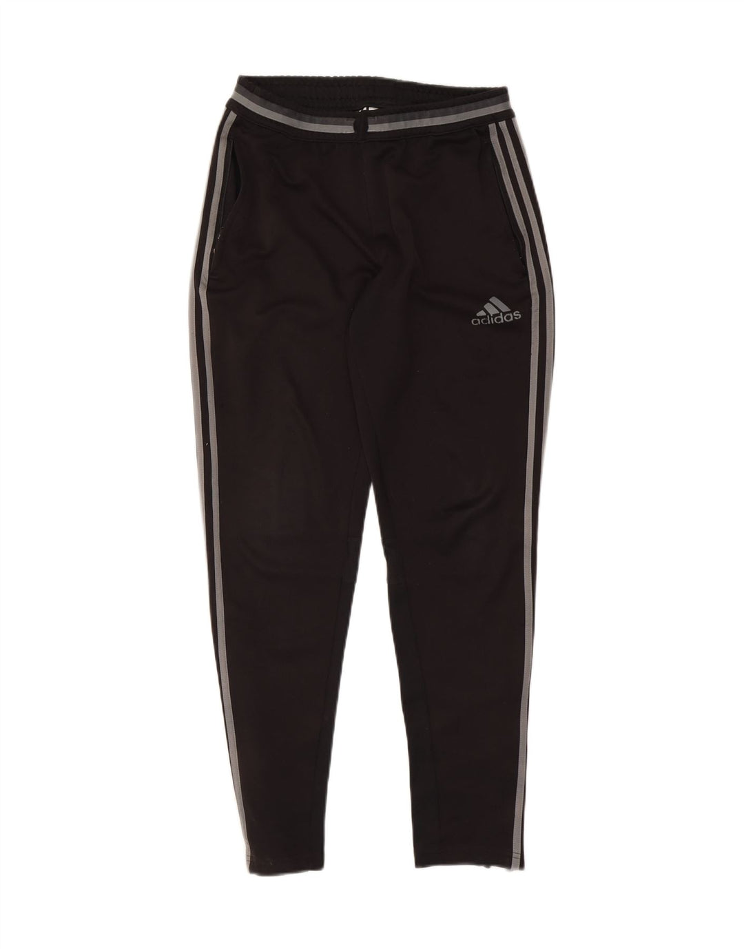 Męskie spodnie dresowe Adidas Climacool, małe, czarne, poliestrowe