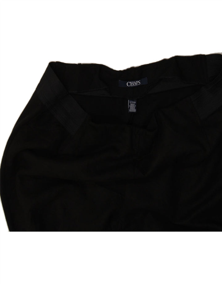 CHAPS Womens Leggings UK 18 XL Black Polyester Vintage Chaps and Second-Hand Chaps from Messina Hembry 