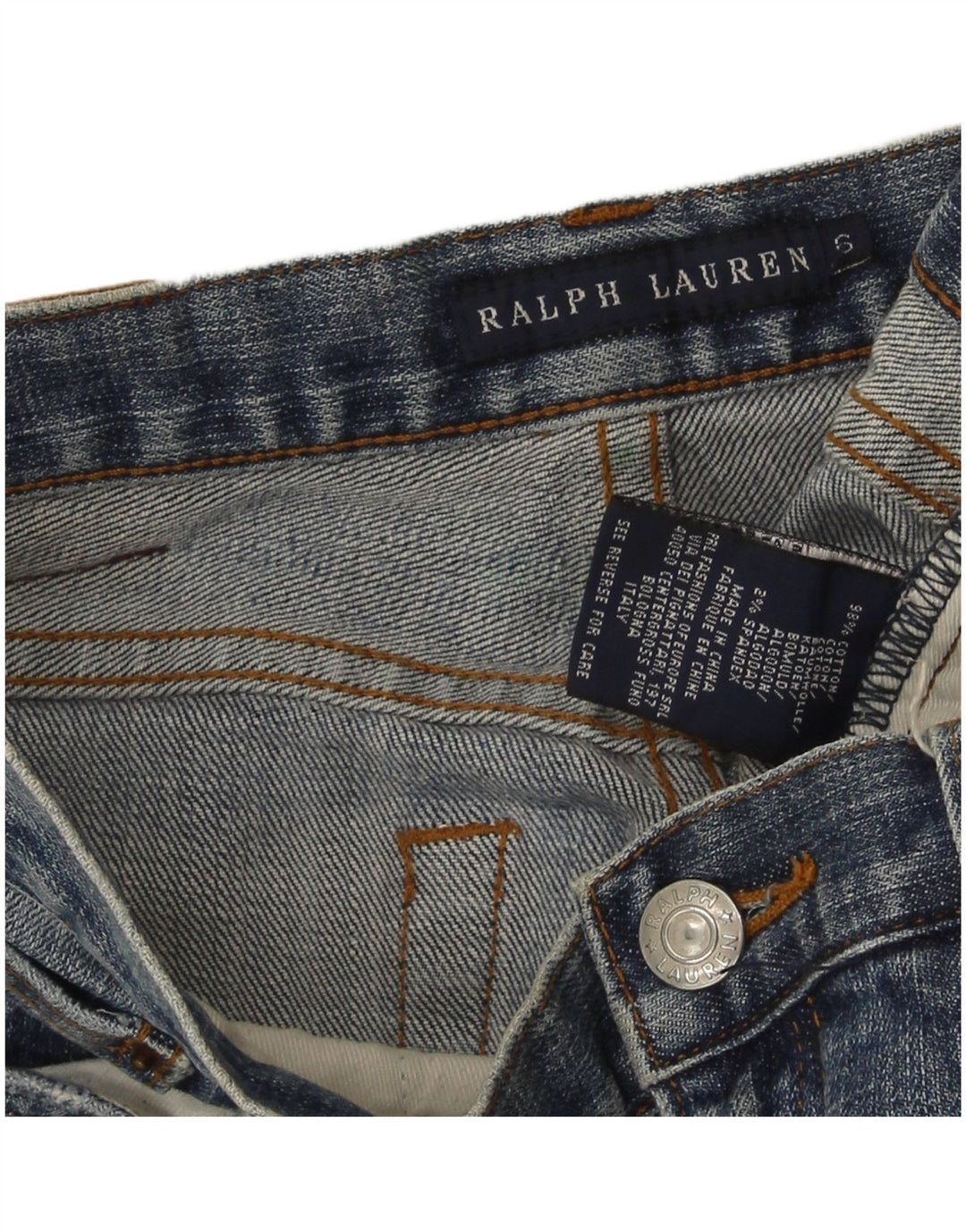 Damskie jeansy Bootcut Ralph Lauren US 6 Medium W30 L30 Niebieskie bawełniane