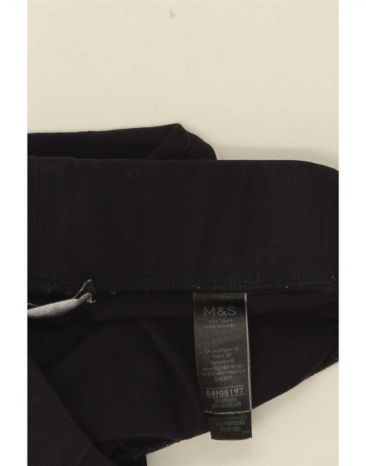 Legginsy damskie Marks & Spencer UK 10 Small, granatowe, wiskozowe z blokami kolorów