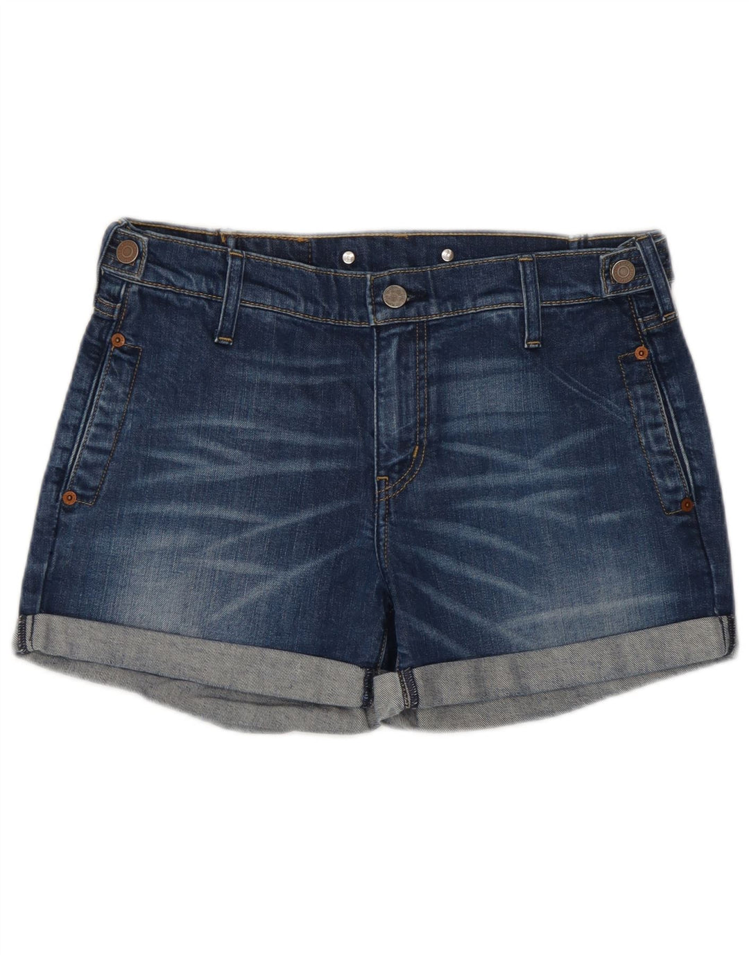 Damskie spodenki jeansowe Levi's W30 Średni niebieski, bawełniany