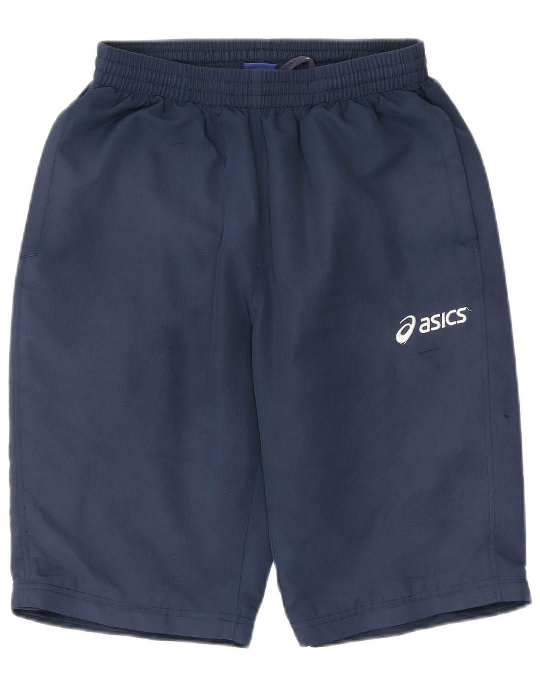 Męskie spodenki sportowe Asics, duże, granatowe, z poliestru