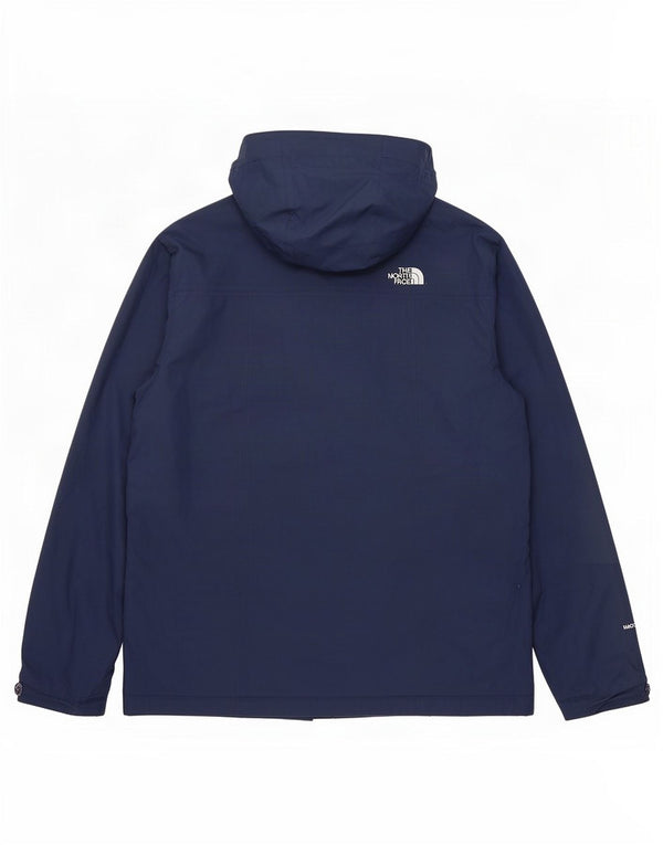 Męska kurtka przeciwdeszczowa z kapturem The North Face UK 40, duża, granatowa, z poliestru