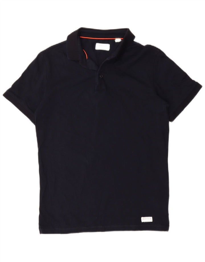 Męska koszulka polo Superdry, średnia, granatowa, bawełniana