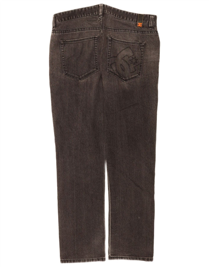 Męskie jeansy DC Graphic Straight W34 L32 Szare