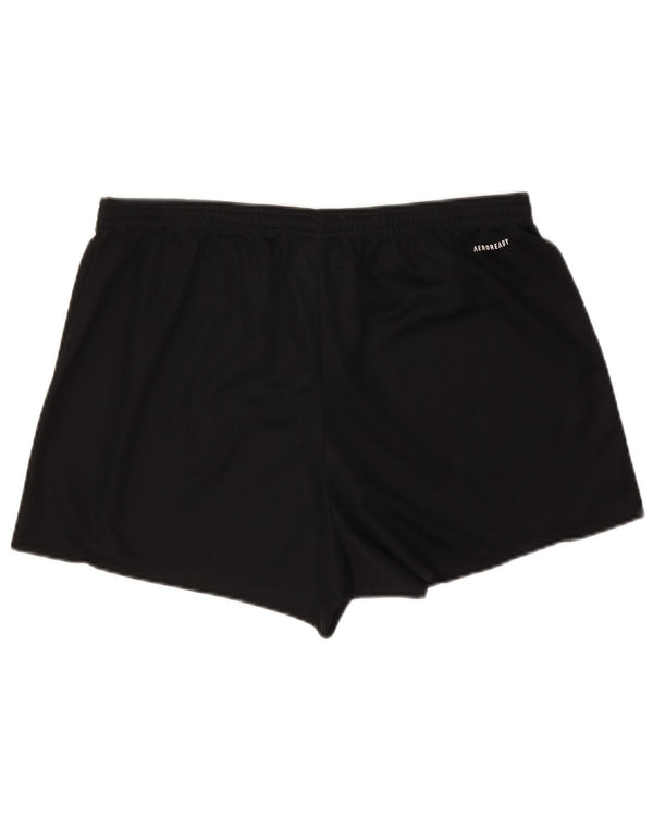 Damskie spodenki sportowe Adidas Aeroready UK 16/18, duże, czarne, poliestrowe