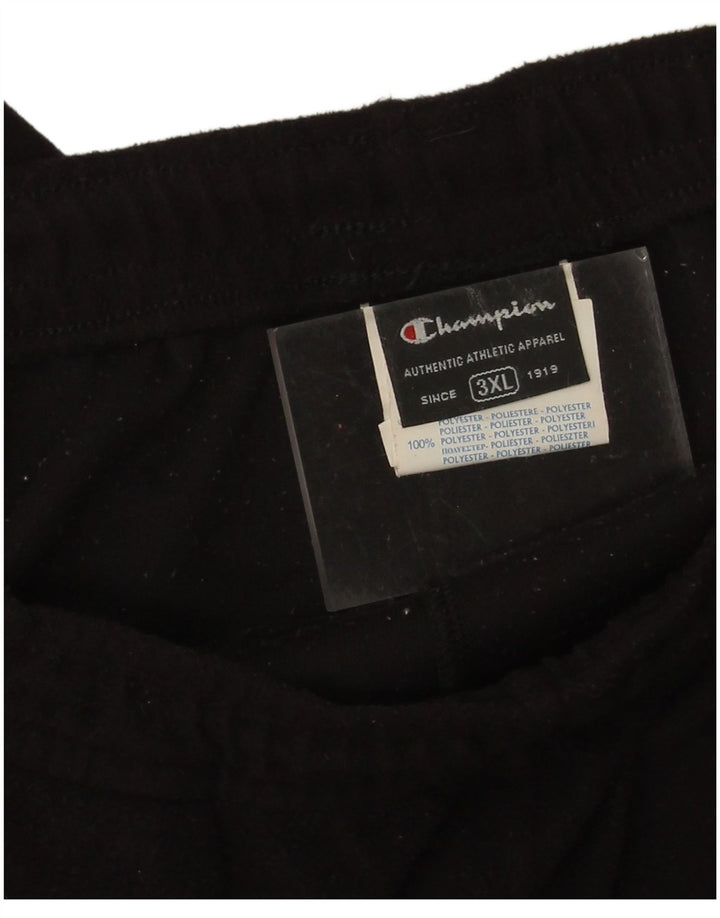 Męskie polarowe spodnie dresowe Champion 3XL, czarny poliester