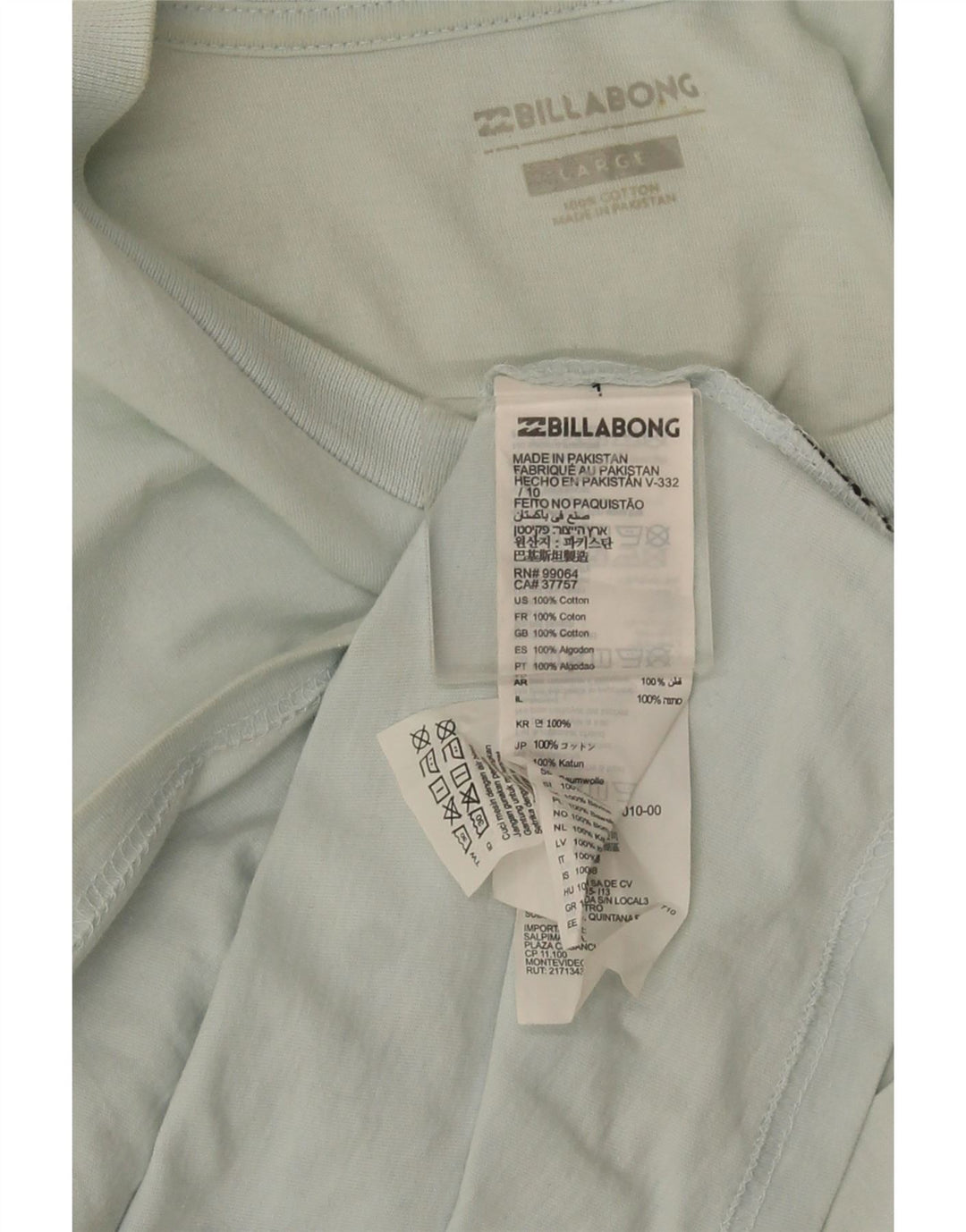 T-shirt męski Billabong, duży, niebieski, bawełniany