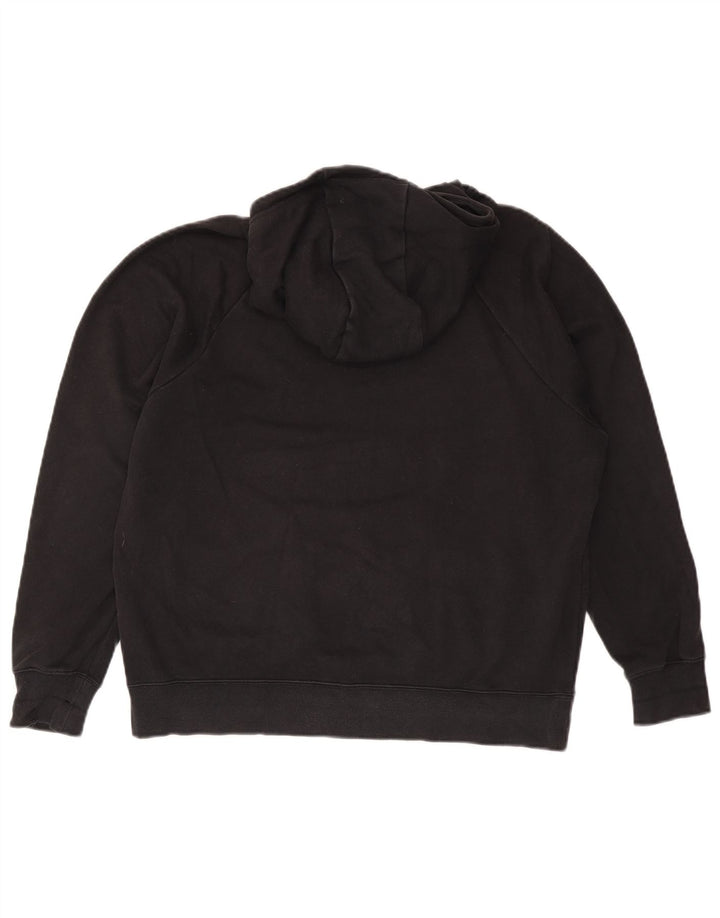 Damska bluza z kapturem Nike Swoosh Graphic, oversize UK 14, średnia czarna