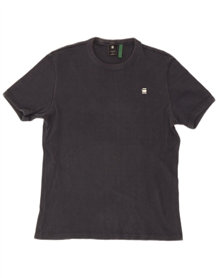 Męski T-shirt G-Star, duży, czarny, bawełniany