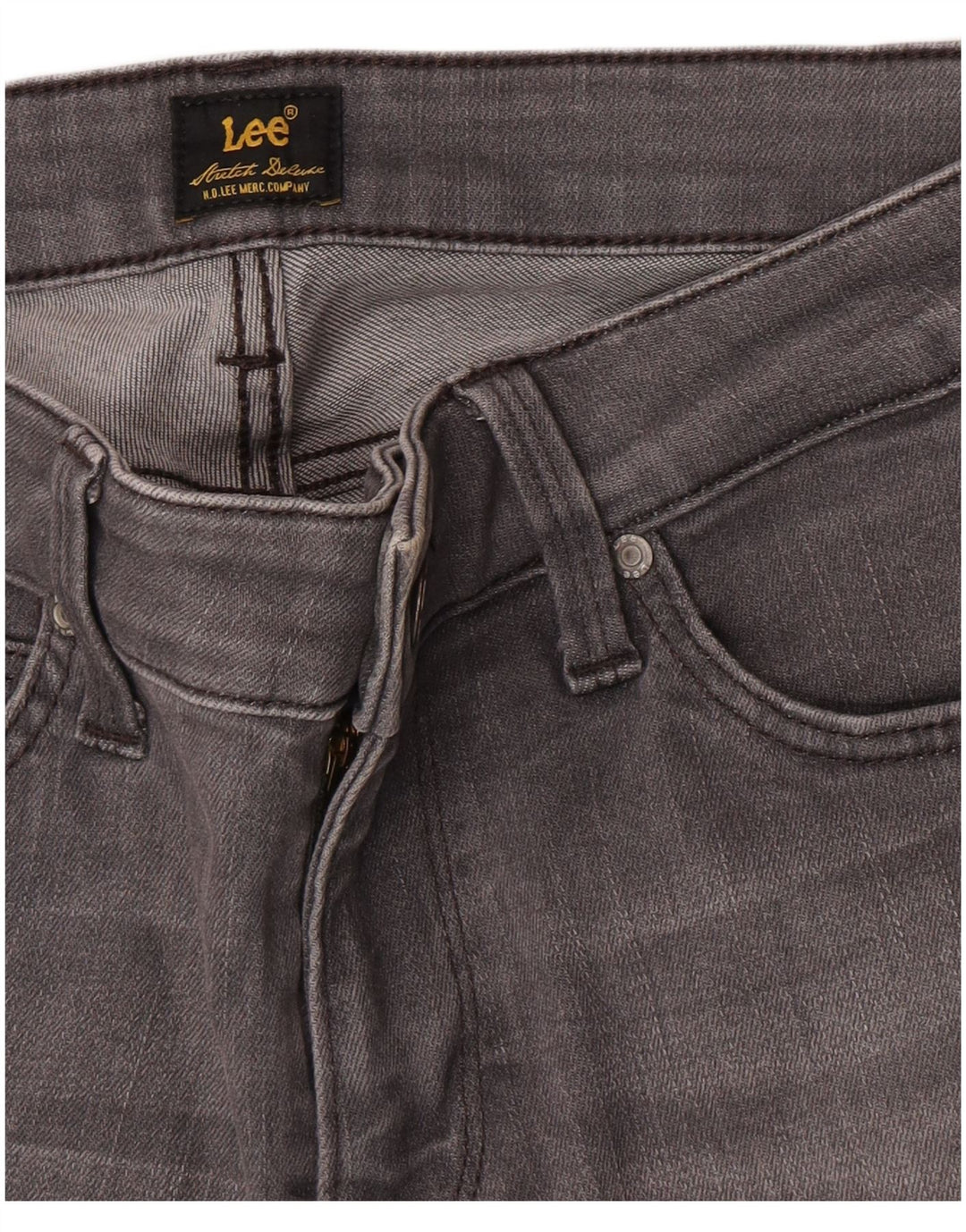 Damskie jeansy Lee Skinny W26 L28 szare