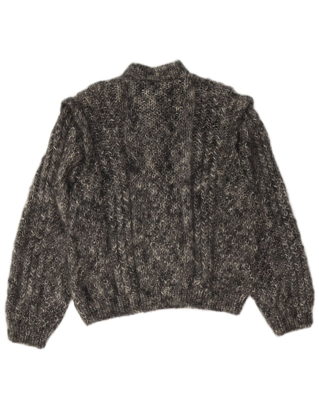 Sweter damski VINTAGE UK 16, duży, szary