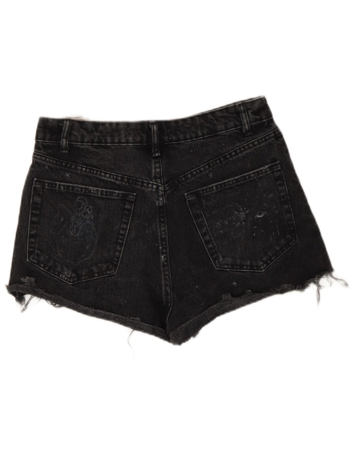 Damskie spodenki jeansowe Zara w trudnej sytuacji EU 36 XS W26 czarne