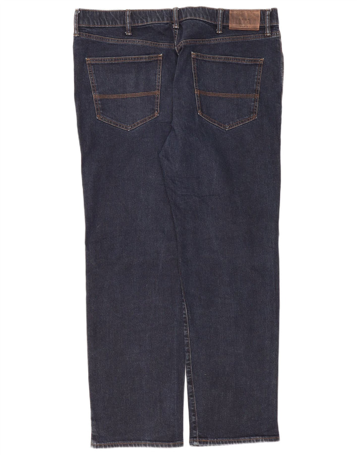 Męskie jeansy Marks & Spencer Regular Straight W40 L31 Granatowe, bawełniane