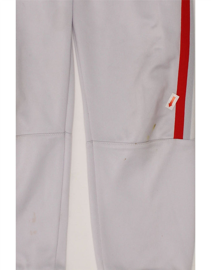 ADIDAS Boys Tracksuit Trousers Joggers 7-8 Years  Grey Polyester Vintage Adidas and Second-Hand Adidas from Messina Hembry 