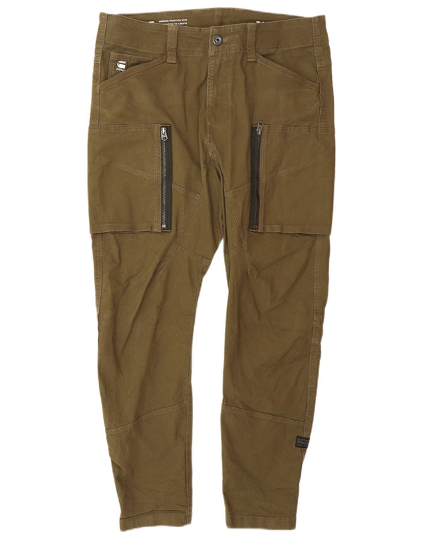 Męskie spodnie cargo G-STAR W34 L32 Khaki, bawełna