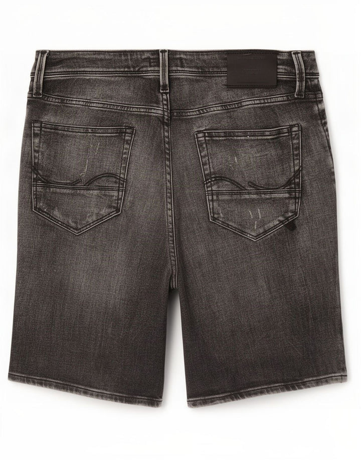 Męskie spodenki dżinsowe Jack & Jones w trudnej sytuacji, małe W32, szare, bawełniane