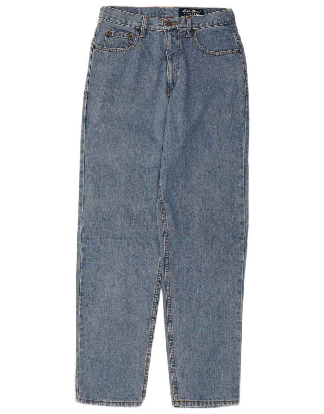 Damskie jeansy zwężane EDDIE BAUER US 8 Medium W28 L31 Niebieskie bawełniane