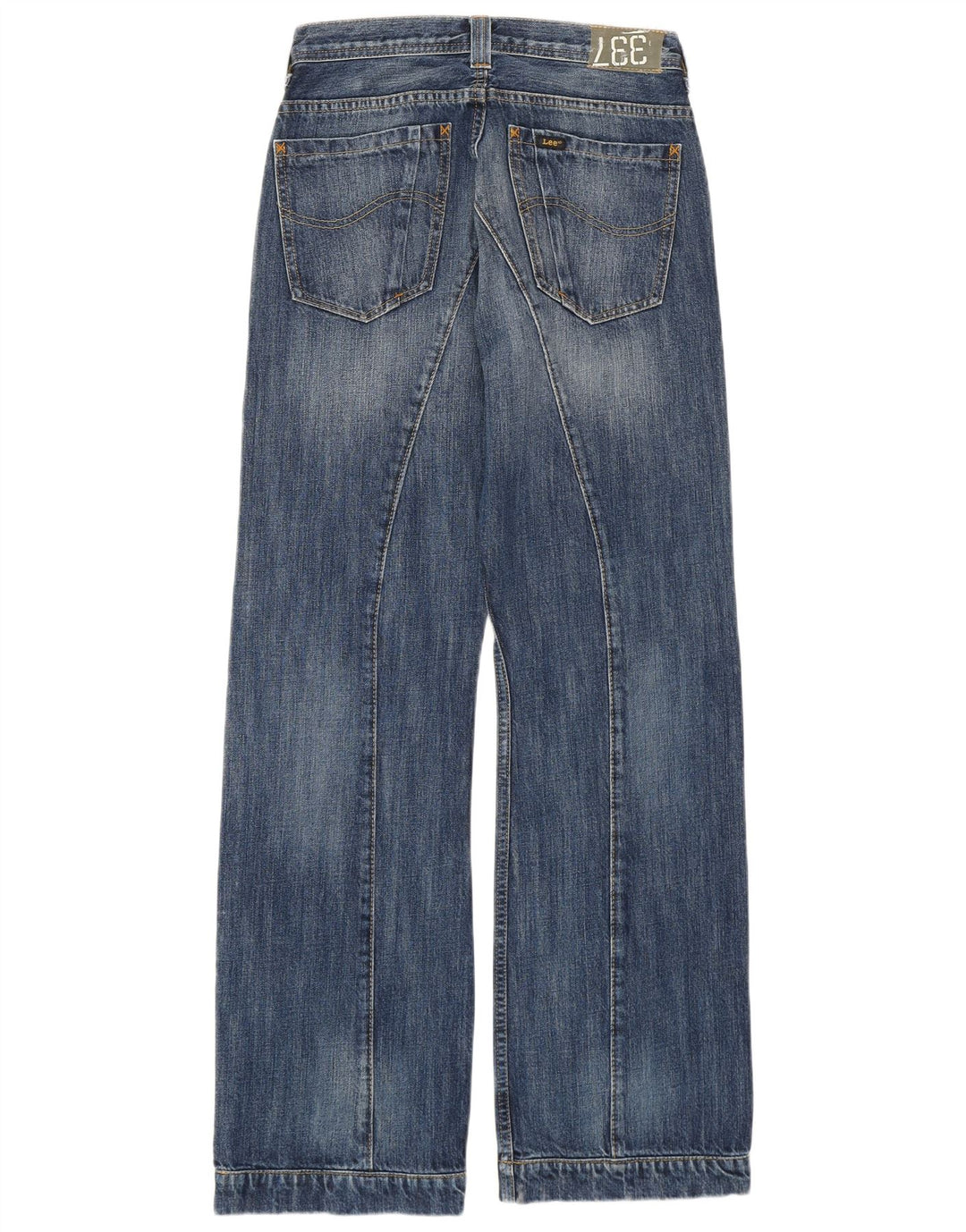 Dżinsy chłopięce Lee Russel Bootcut 13-14 lat W28 L31 Niebieska bawełna