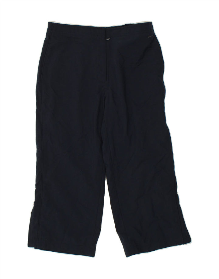 NIKE Womens Straight Capri Trousers  Medium W28 L20 Navy Blue Polyester Vintage Nike and Second-Hand Nike from Messina Hembry 