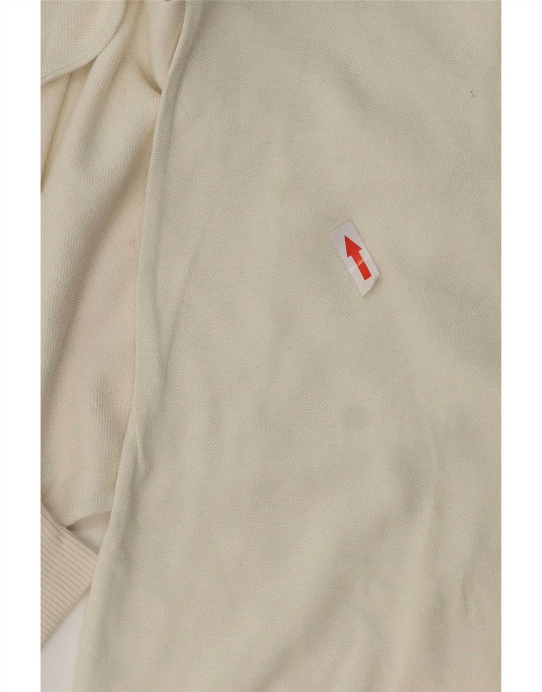 Męska koszulka polo Trussardi z długim rękawem, duża, biała
